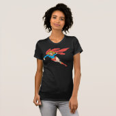 Supergirl Leaps and Punches T-Shirt (Vorne ganz)