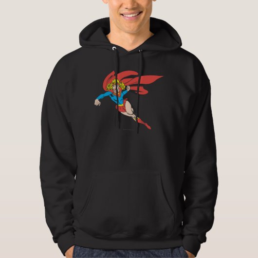 Supergirl-Leaps Hoodie (Vorderseite)