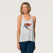 Supergirl-Leaps Tank Top (Vorderseite Vollansicht)