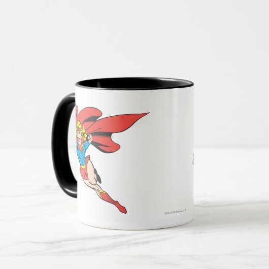 Supergirl-Leaps Tasse (Vorderseite Links)