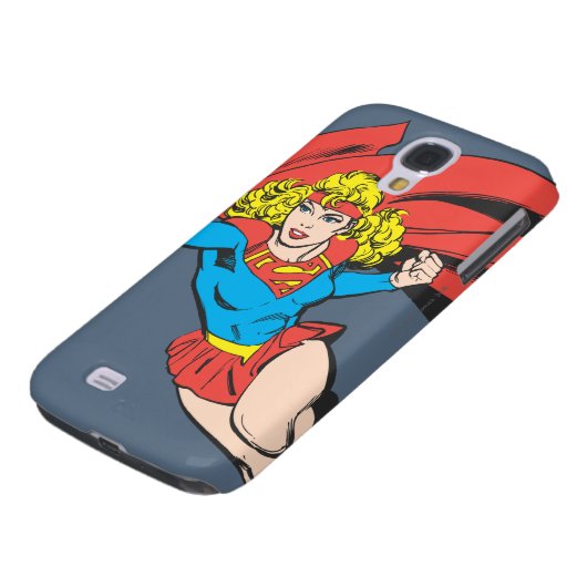 Supergirl Leaps und Punches Case-Mate Samsung Galaxy Hülle (unten)