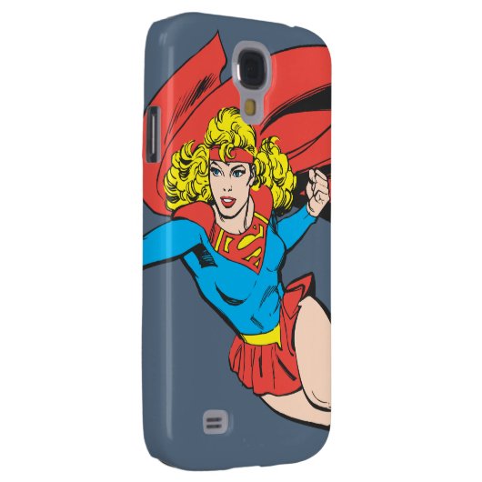 Supergirl Leaps und Punches Case-Mate Samsung Galaxy Hülle (Rückseite/rechts)