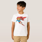 Supergirl Leaps und Punches T-Shirt (Vorne ganz)