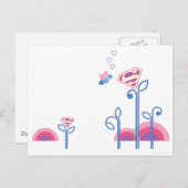 Supergirl Liebe Bee Postkarte (Vorne/Hinten)