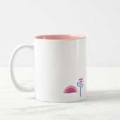 Supergirl Liebe Bee Zweifarbige Tasse (Links)