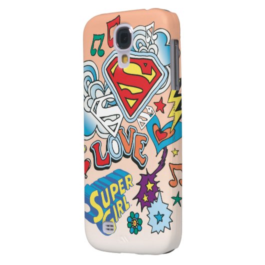 Supergirl-Liebe Case-Mate Samsung Galaxy Hülle (Rückseite Links)