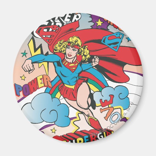 Supergirl Liebe Conquers Magnet (Vorne)
