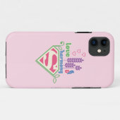 Supergirl Liebe & Harmonie Case-Mate iPhone Hülle (Rückseite (Horizontal))