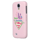 Supergirl Liebe & Harmonie Case-Mate Samsung Galaxy Hülle (Rückseite Links)