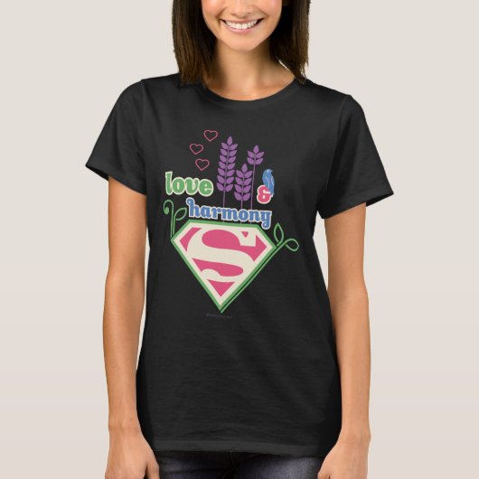 Supergirl Liebe & Harmonie T-Shirt (Vorderseite)