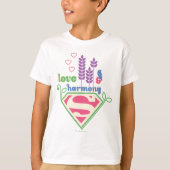 Supergirl Liebe & Harmonie T-Shirt (Vorderseite)