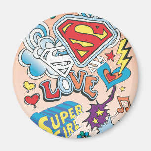 Supergirl-Liebe Magnet