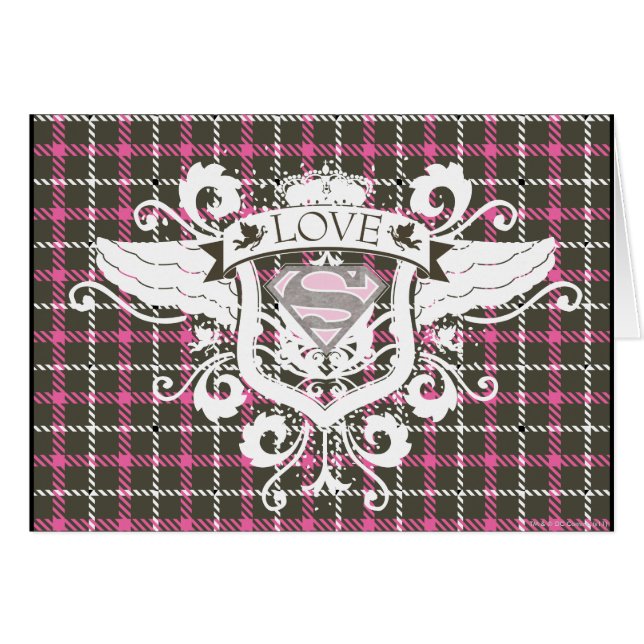 Supergirl-Liebe-Wappen (Vorderseite (Horizontal))