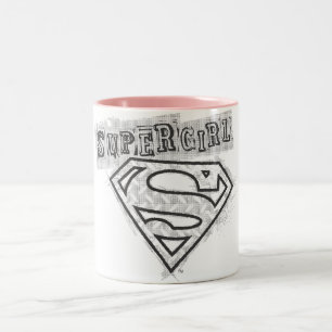 Supergirl Logo 1 Zweifarbige Tasse
