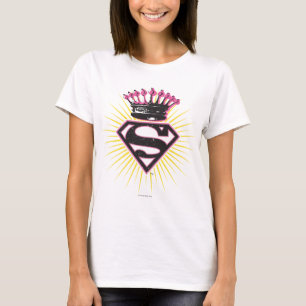 Supergirl-Logo mit Krone T-Shirt