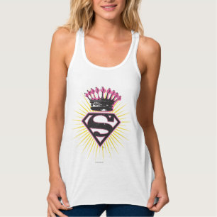 Supergirl-Logo mit Krone Tank Top