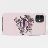 Supergirl-Logo mit Rose Case-Mate iPhone Hülle (Rückseite (Horizontal))