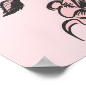 Supergirl-Logo mit Rose Poster (Ecke)