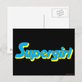 Supergirl-Logo Postkarte (Vorne/Hinten)