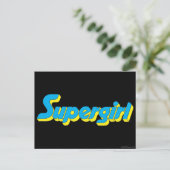 Supergirl-Logo Postkarte (Stehend Vorderseite)