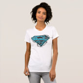 Supergirl-Logo-Stacheldraht und Blume T-Shirt (Vorne ganz)