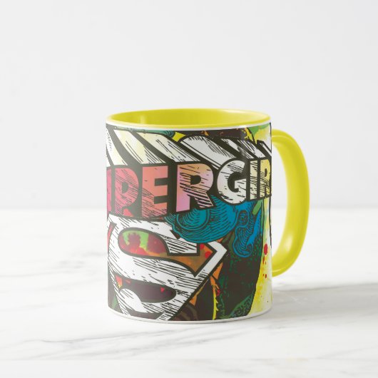 Supergirl-Logo Tasse (VorderseiteRechts)