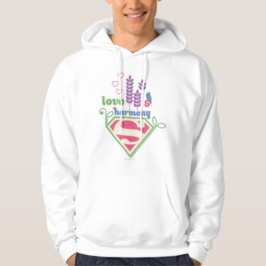 Supergirl Love & Harmony Hoodie (Vorderseite)