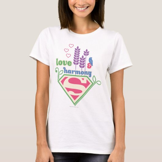Supergirl Love & Harmony T-Shirt (Vorderseite)