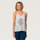 Supergirl Love & Harmony Tank Top (Vorderseite Vollansicht)