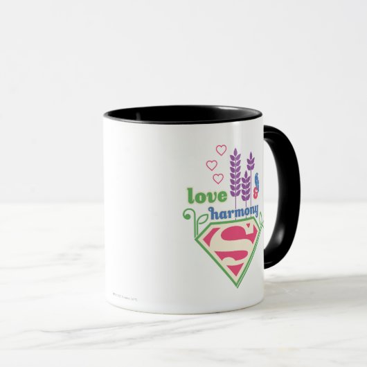 Supergirl Love & Harmony Tasse (VorderseiteRechts)