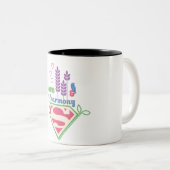 Supergirl Love & Harmony Zweifarbige Tasse (VorderseiteRechts)