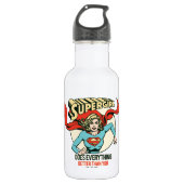 Supergirl macht alles besser als du edelstahlflasche (Vorderseite)