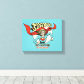 Supergirl macht alles besser als du leinwanddruck (Insitu (Holzboden))