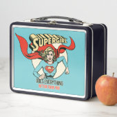 Supergirl macht alles besser als du metall brotdose (Beispiel)