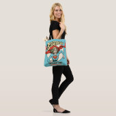 Supergirl macht alles besser als du tasche (Am Model)