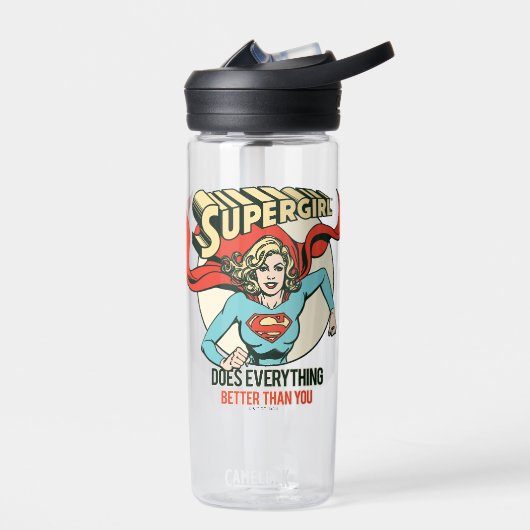 Supergirl macht alles besser als du trinkflasche (Links)