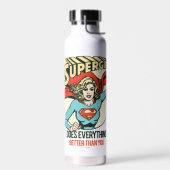 Supergirl macht alles besser als du trinkflasche (Links)