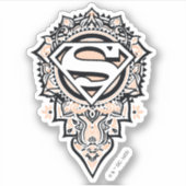 Supergirl Mandala Graphic Aufkleber (Vorderseite)