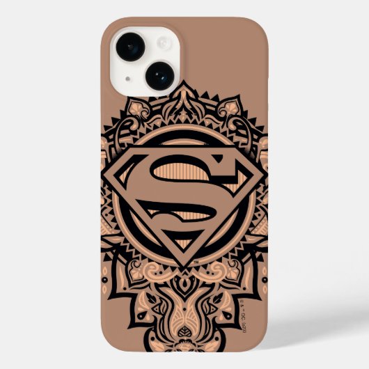 Supergirl Mandala Graphic Case-Mate iPhone Hülle (Rückseite)