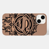 Supergirl Mandala Graphic Case-Mate iPhone Hülle (Rückseite (Horizontal))