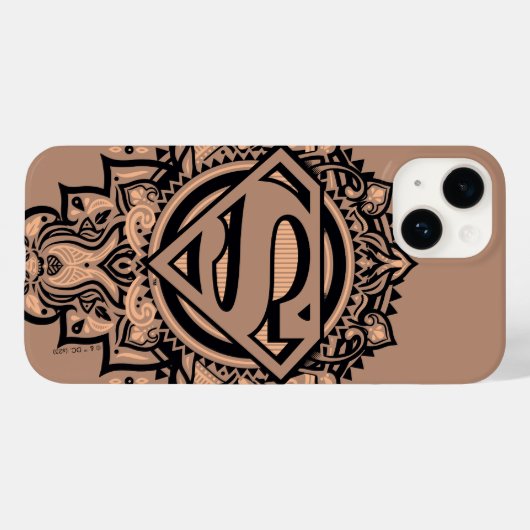 Supergirl Mandala Graphic Case-Mate iPhone Hülle (Rückseite (Horizontal))