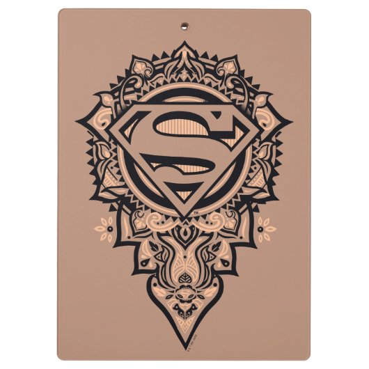 Supergirl Mandala Graphic Klemmbrett (Rückseite)