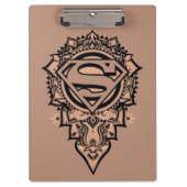 Supergirl Mandala Graphic Klemmbrett (Vorderseite)