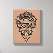 Supergirl Mandala Graphic Leinwanddruck (Vorderseite)