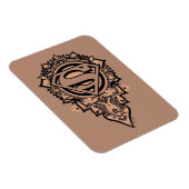 Supergirl Mandala Graphic Magnet (Rechte Seite)