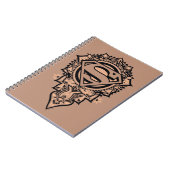 Supergirl Mandala Graphic Notizblock (Linke Seite)