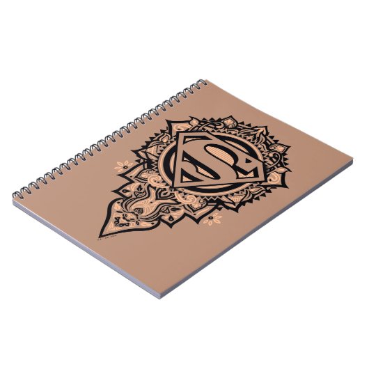 Supergirl Mandala Graphic Notizblock (Linke Seite)