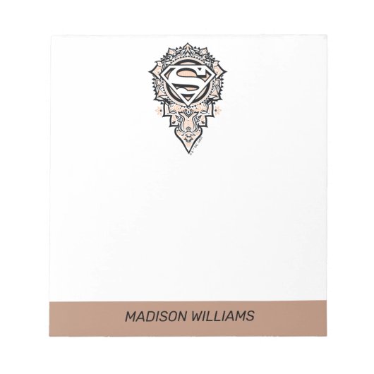 Supergirl Mandala Graphic Notizblock (Vorderseite)