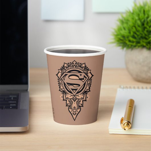 Supergirl Mandala Graphic Pappbecher (InSitu)