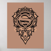 Supergirl Mandala Graphic Poster (Vorne)